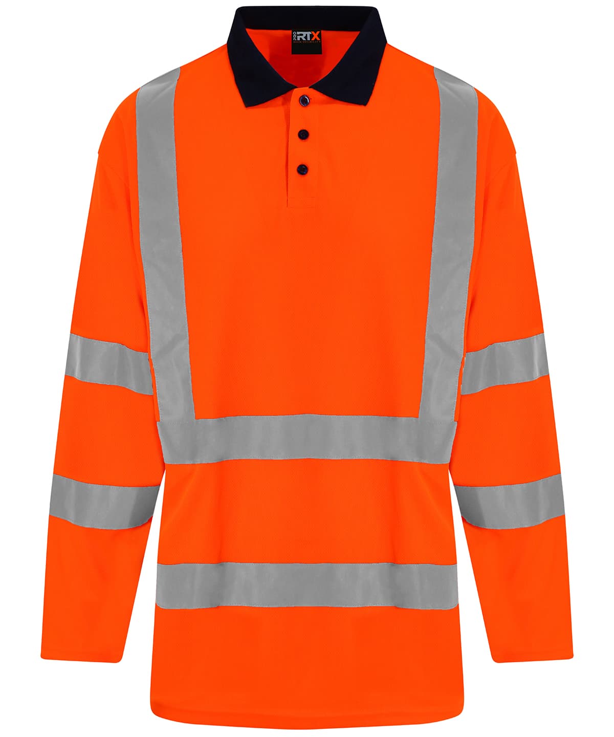 High Visibility Long Sleeve Polo
