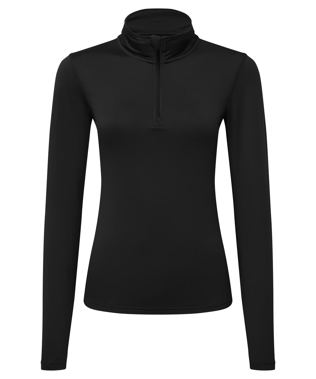 Women’s Tridri Recycled Long Sleeve Brushed Back ¼ Zip Top