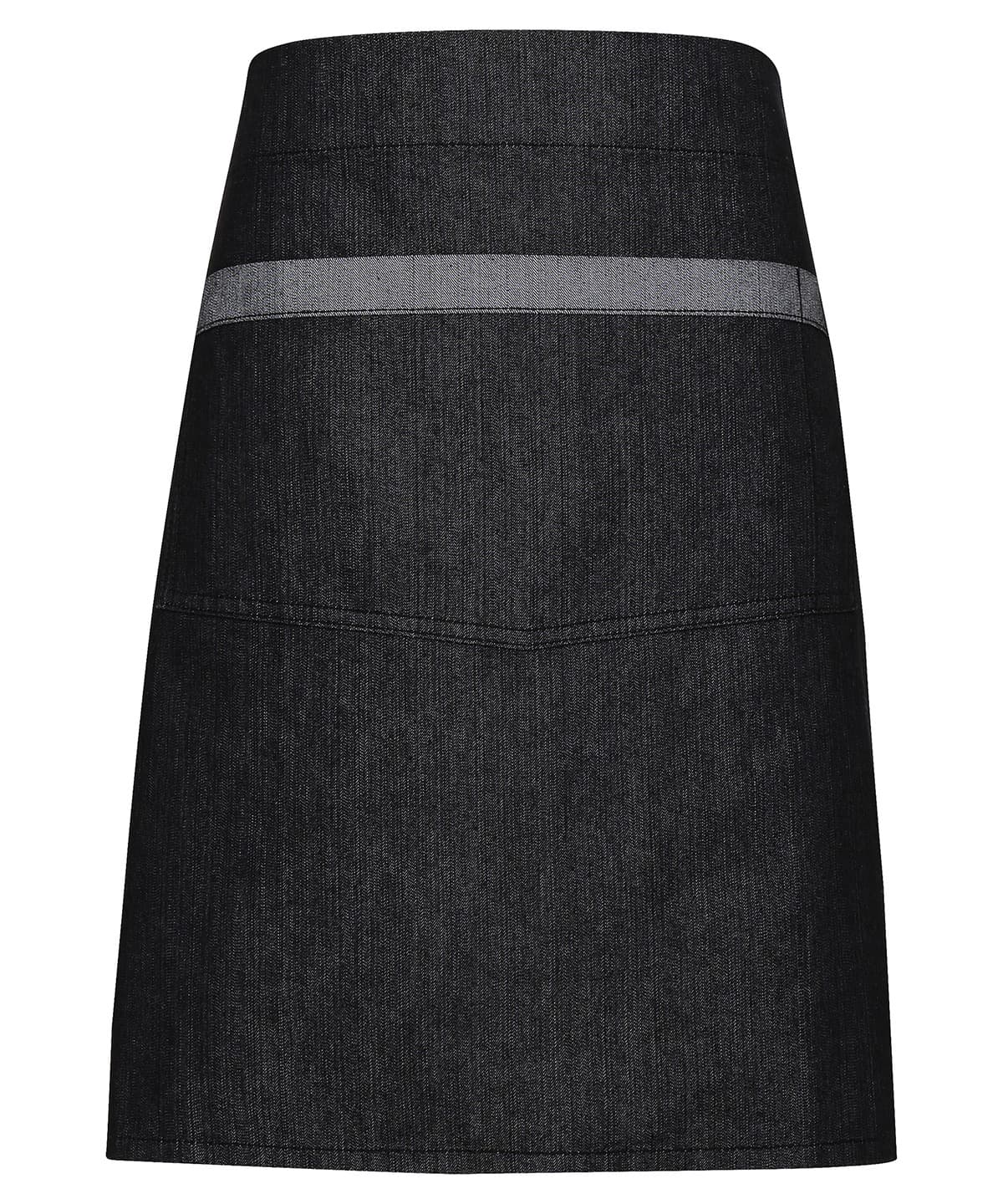 Domain Contrast Denim Waist Apron