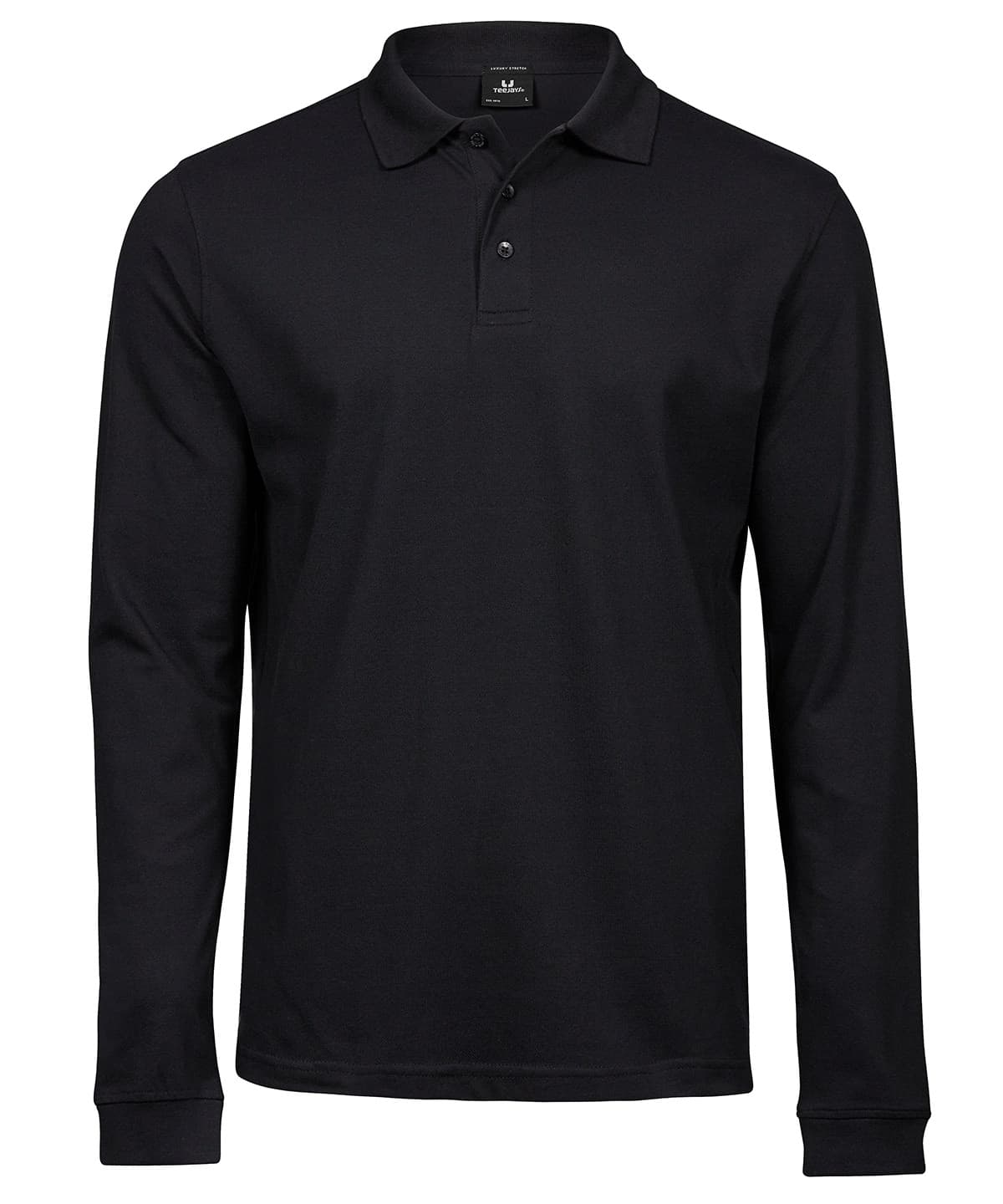 Luxury Stretch Long Sleeve Polo