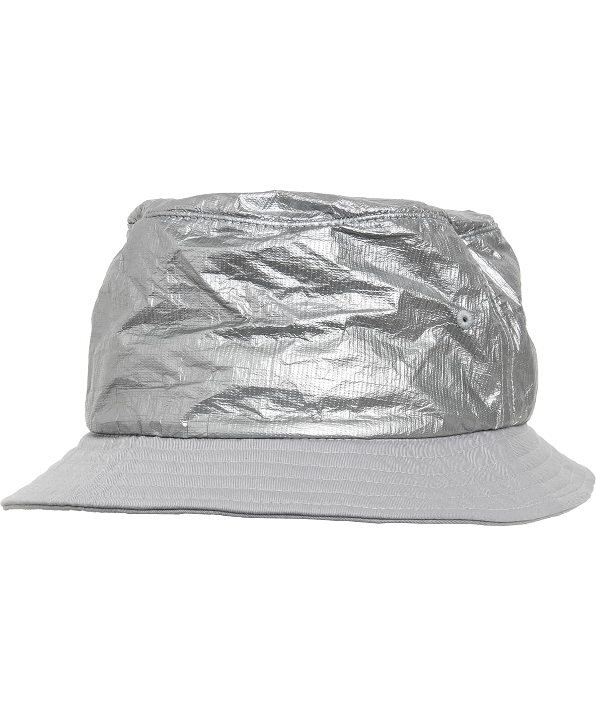 Crinkled Paper Bucket Hat