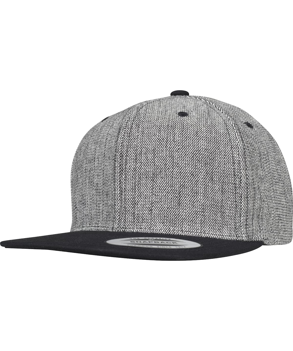 Melange Solid Snapback