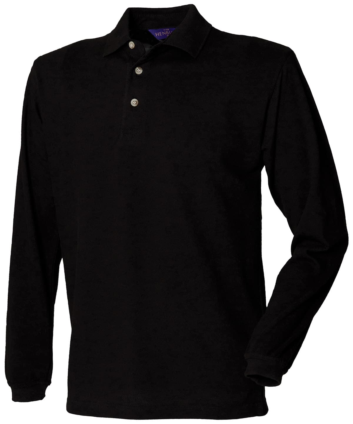 Long Sleeve Cotton Polo Shirt