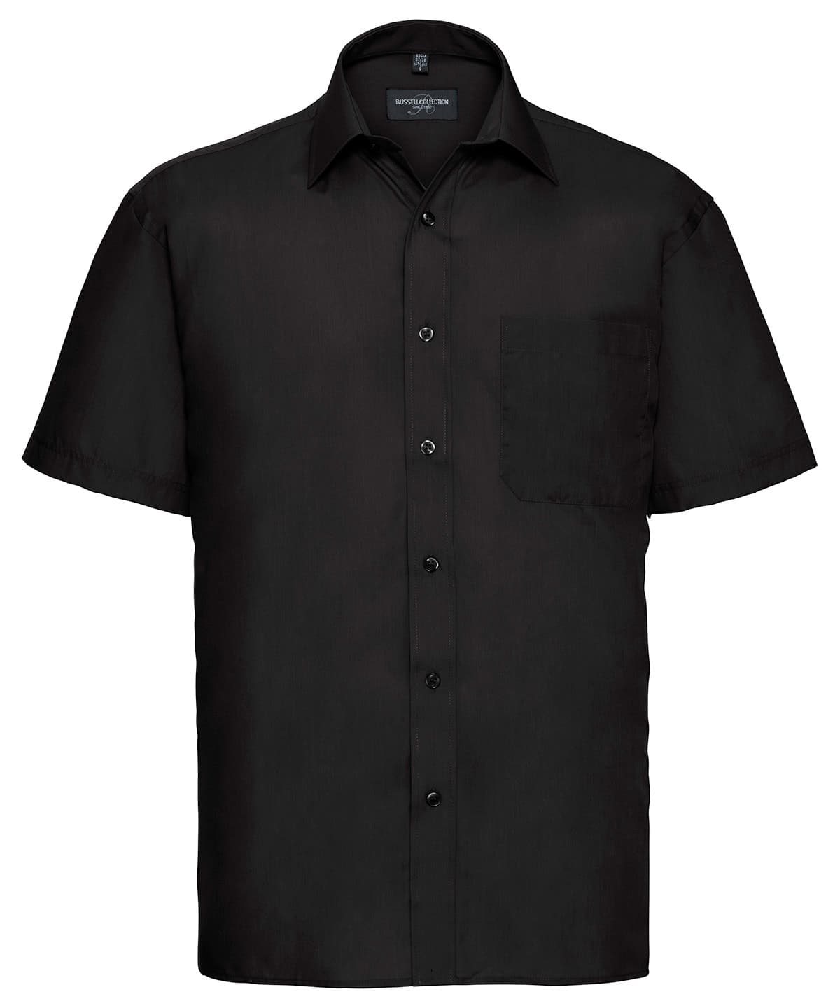 Short Sleeve Polycotton Easycare Poplin Shirt