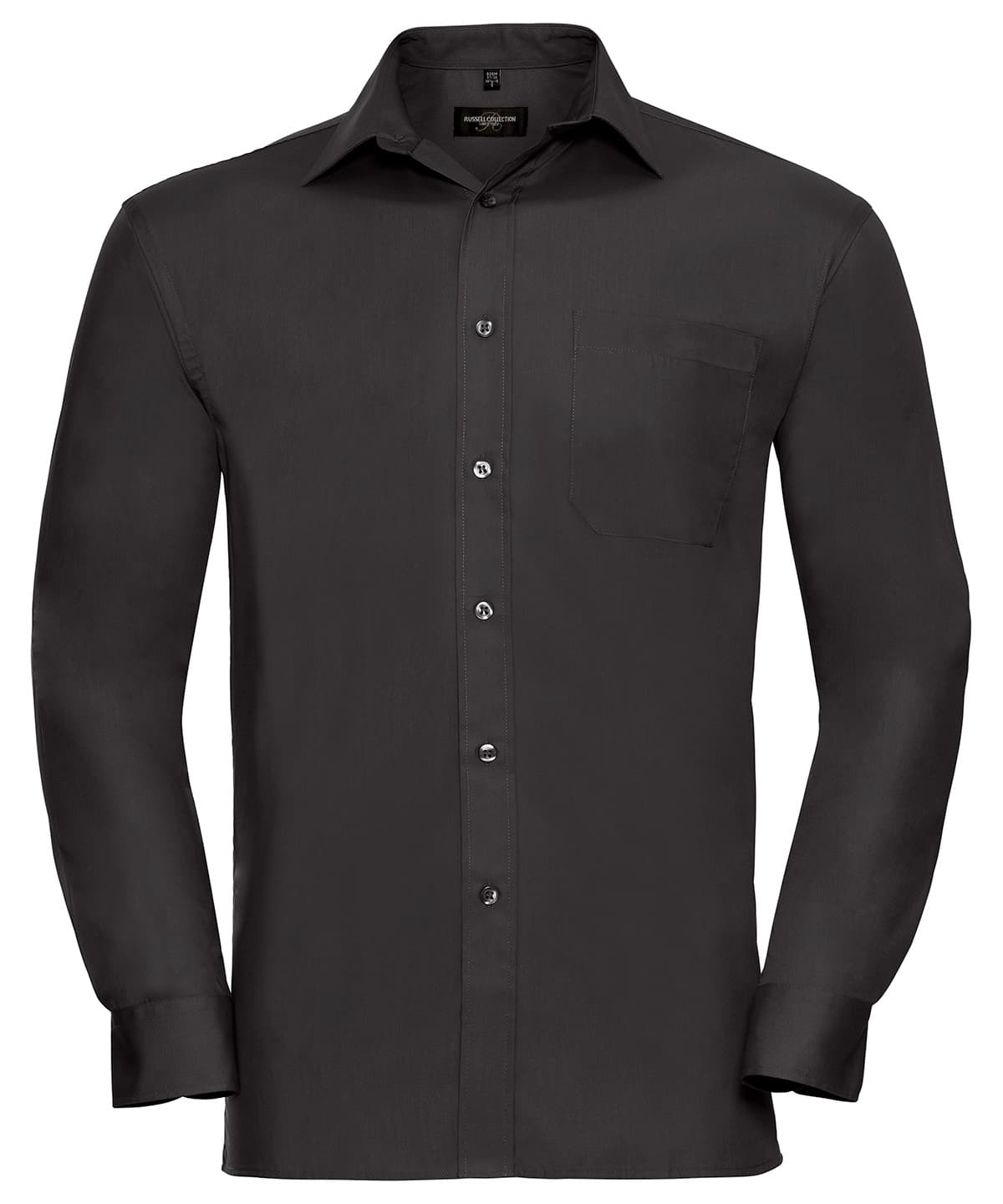 Long Sleeve Pure Cotton Easycare Poplin Shirt