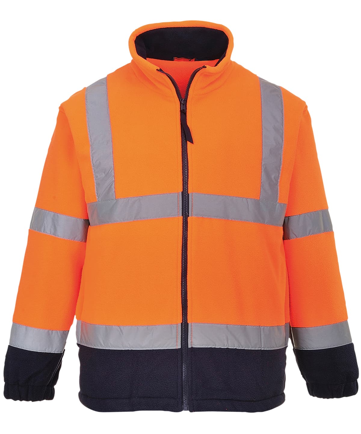 Hi-Vis Mesh-Lined Fleece