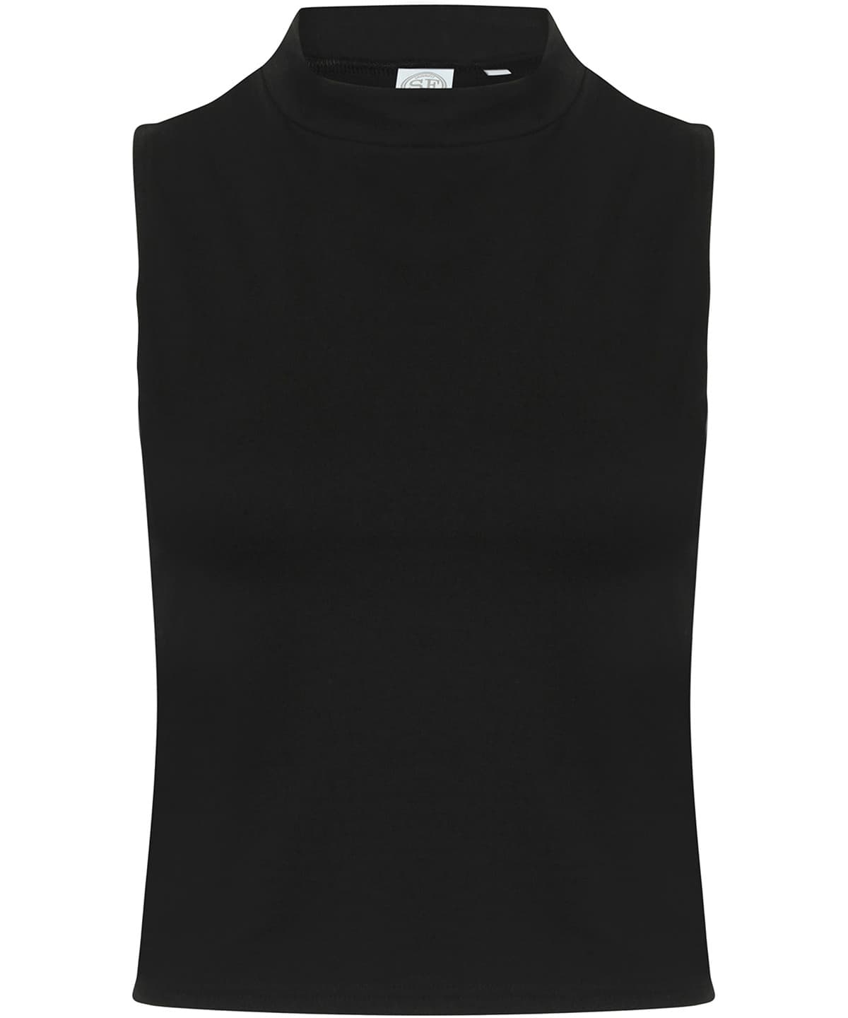 Women's High Neck Crop Vest